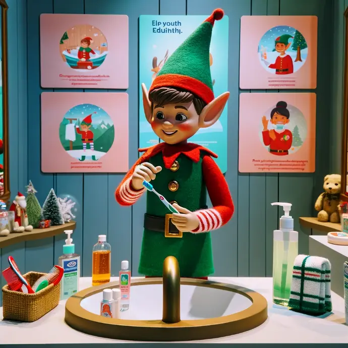 Clip On Sparkly Christmas Shoe Bows