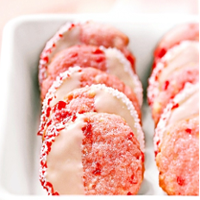 White Chocolate Cherry Shortbread Cookie